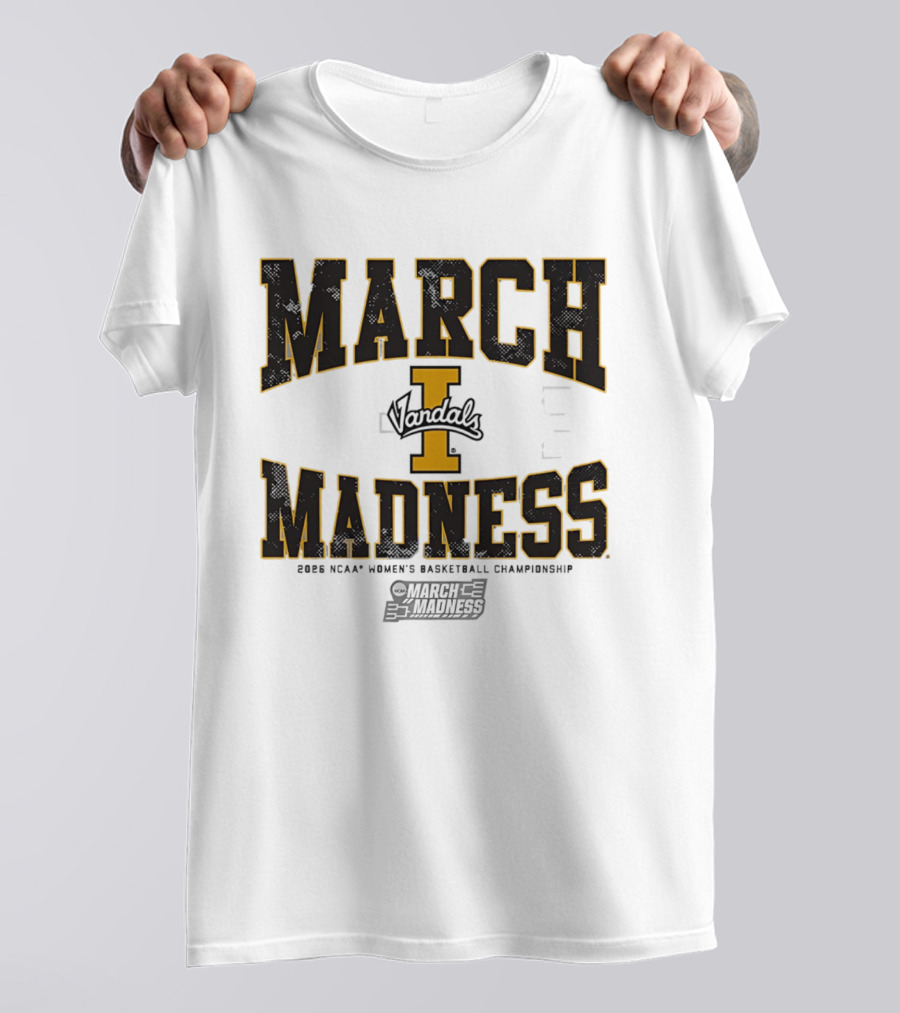 Idaho Vandals 2026 NCAA Women's Basketball March Madness T-Shirt