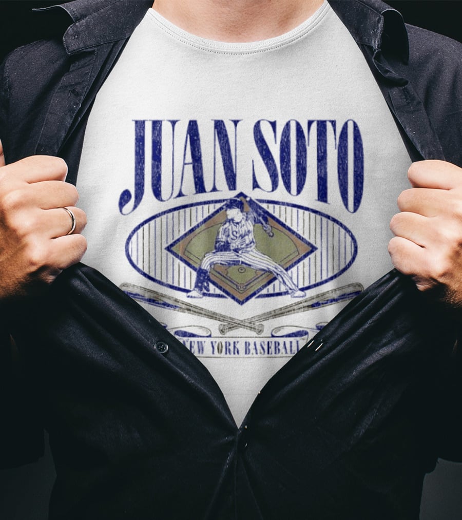 Juan Soto New York Baseball Diamond Standouts T-Shirt