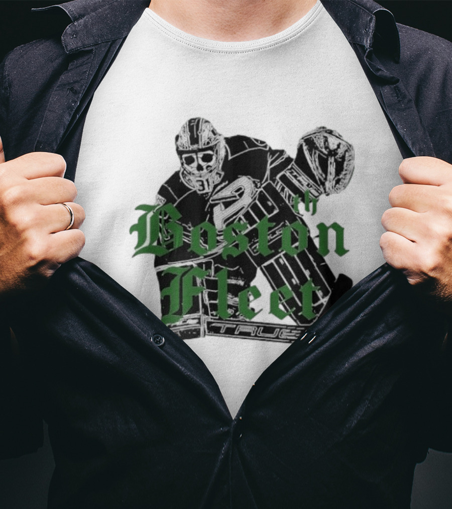 Aerin Frankel Boston Fleet PWHL Skeleton Goalie T-Shirt