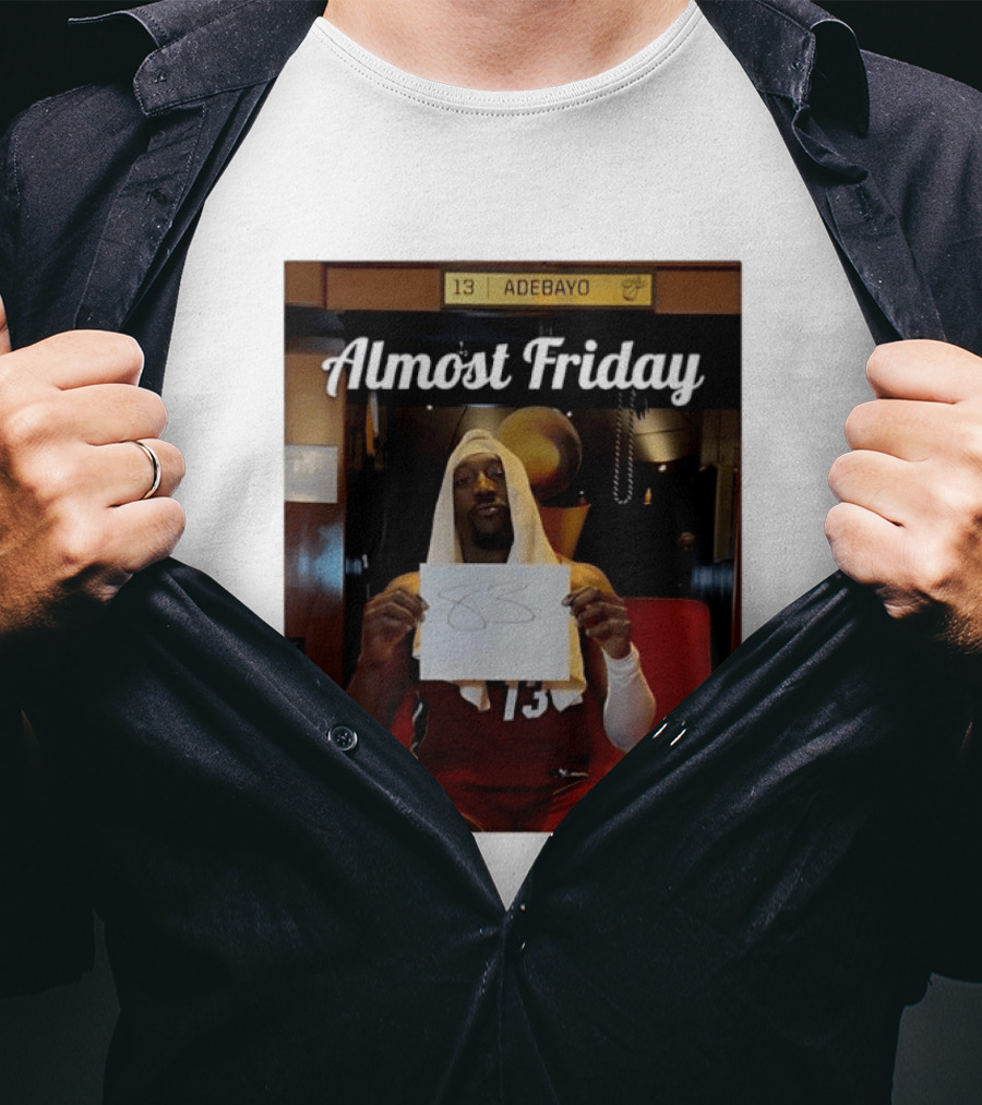 Almost Friday Bam Adebayo 83 Points Locker Room Moment T-Shirt