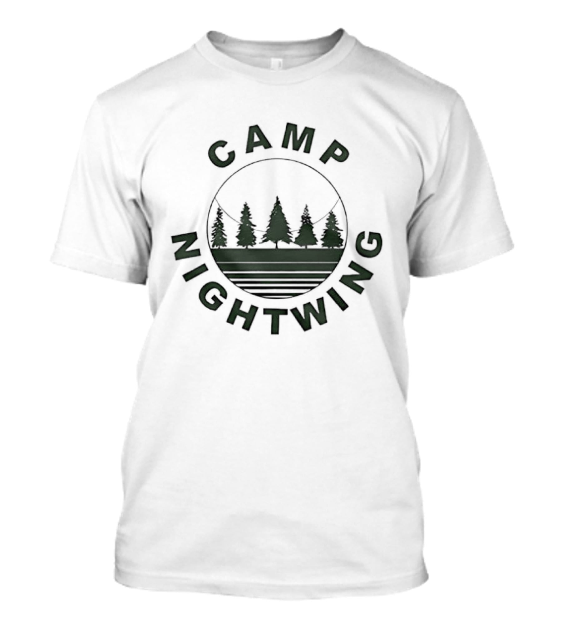 Camp Nightwing Fear Street Part 2 1978 Retro Trees T-Shirt