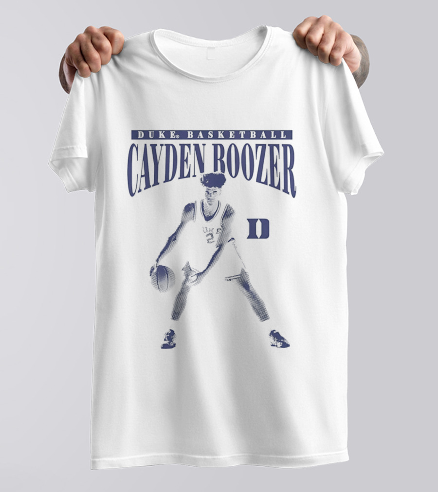Cayden Boozer Duke Blue Devils NCAA Basketball Player T-Shirt