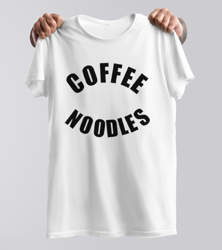COFFEE NOODLES Curved T-Shirt