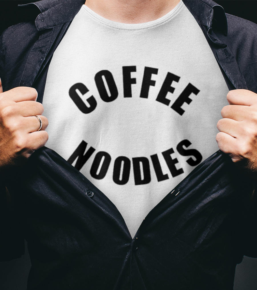 COFFEE NOODLES Curved T-Shirt