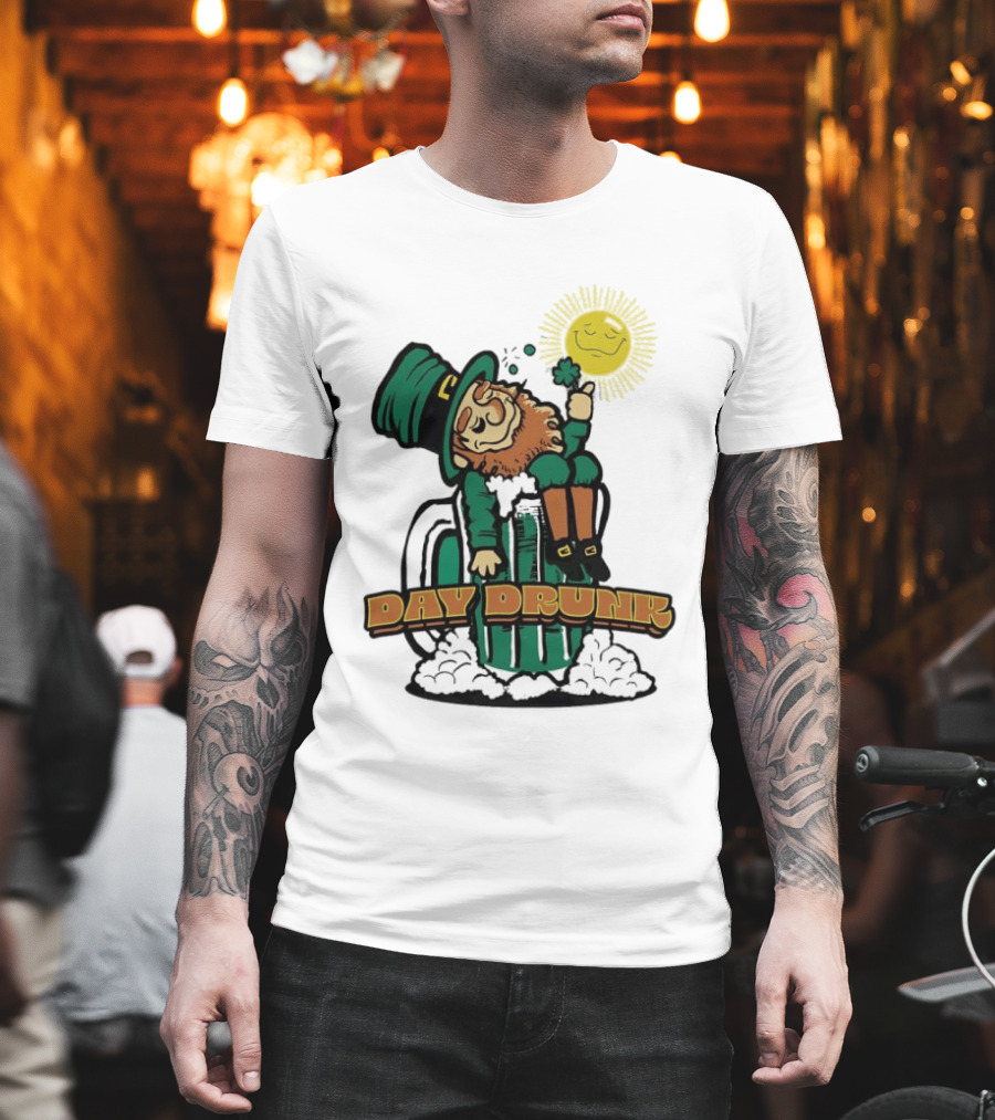 Day Drunk Leprechaun St. Patrick's Day Funny Irish Celebration T-Shirt