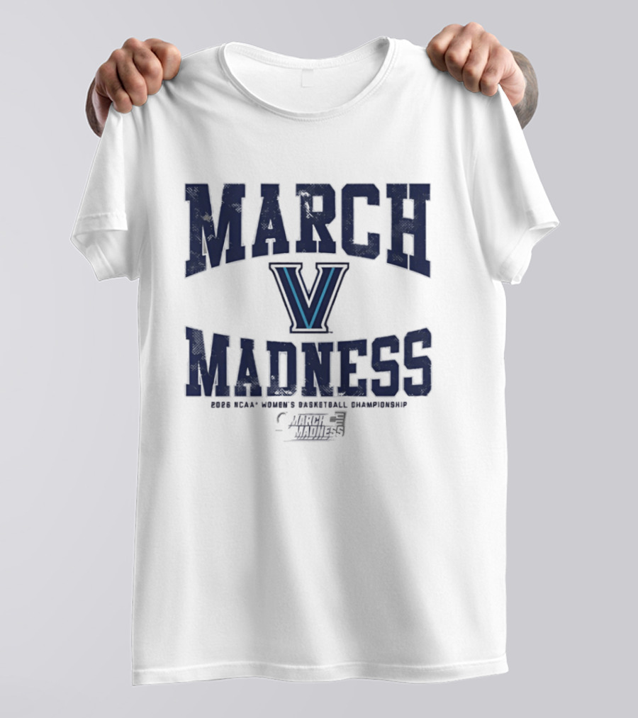 2026 Villanova Wildcats March Madness NCAA Women's Basketball Championship T-Shirt