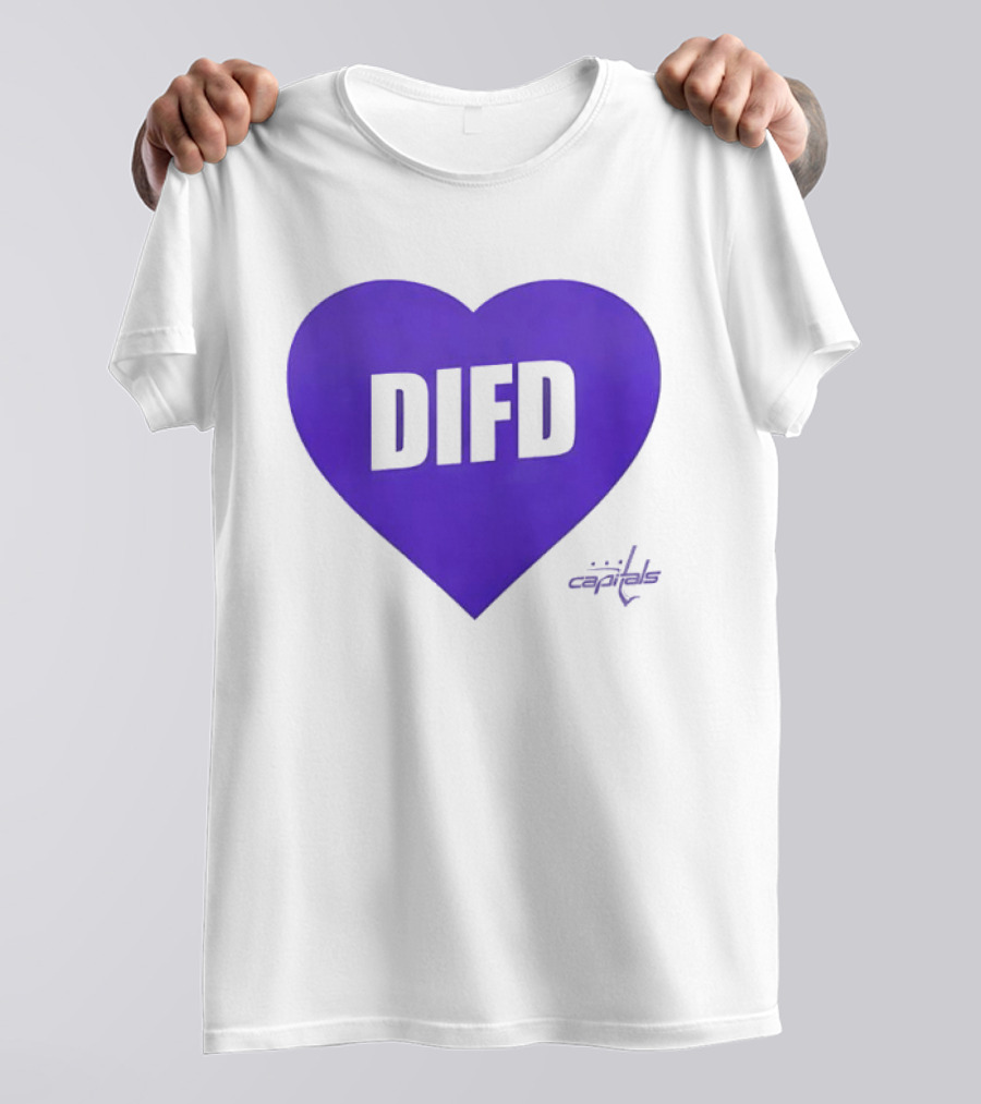Washington Capitals DIFD Purple Heart T-Shirt