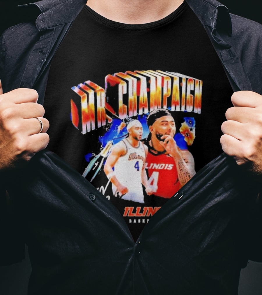 Mr Champaign Kylan Boswell Illinois Basketball T-Shirt