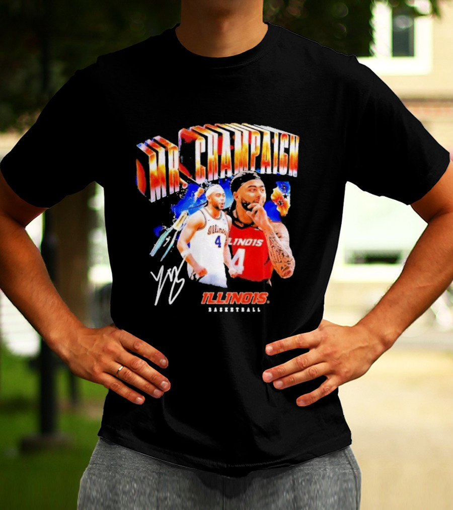 Mr Champaign Kylan Boswell Illinois Basketball T-Shirt
