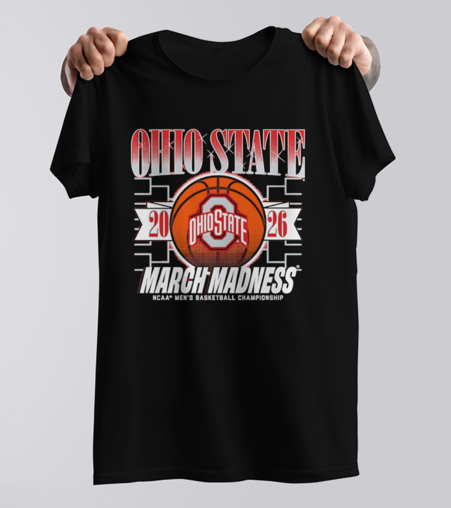 Ohio State Buckeyes 2026 March Madness NCAA Men's Basketball Championship T-Shirt