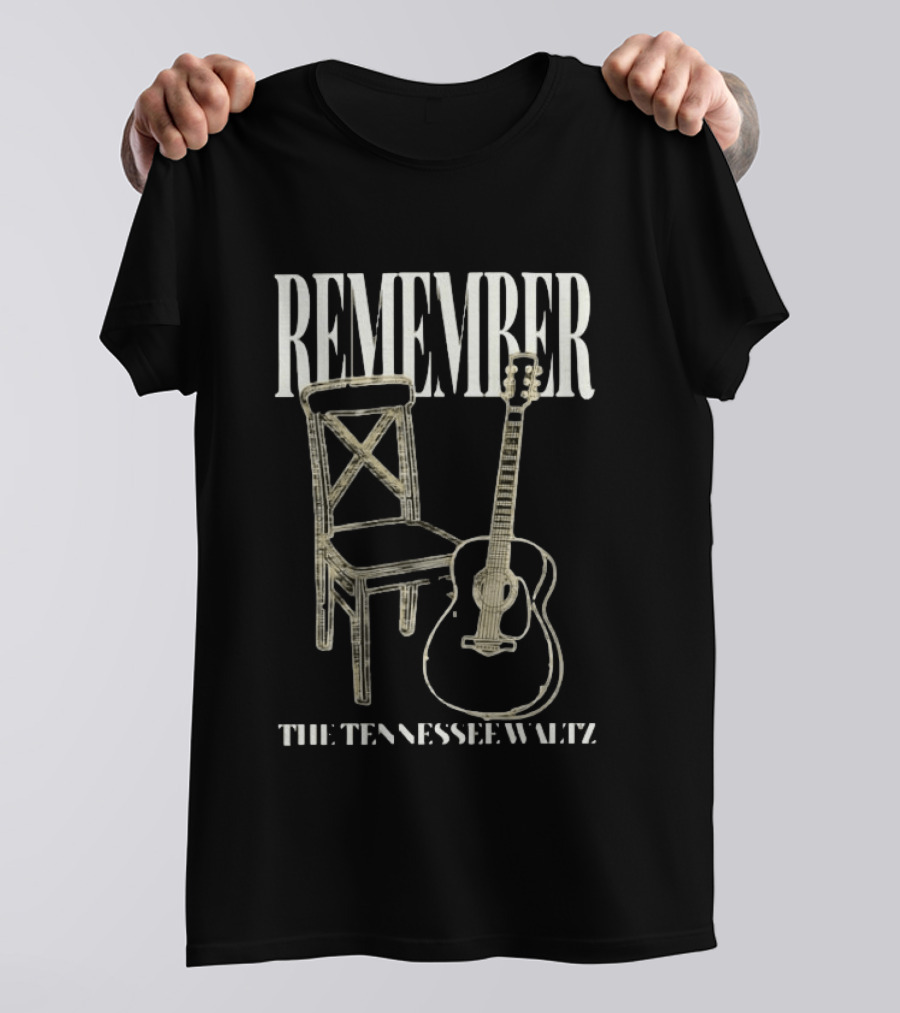 Remember The Tennessee Waltz Chair And Guitar T-Shirt
