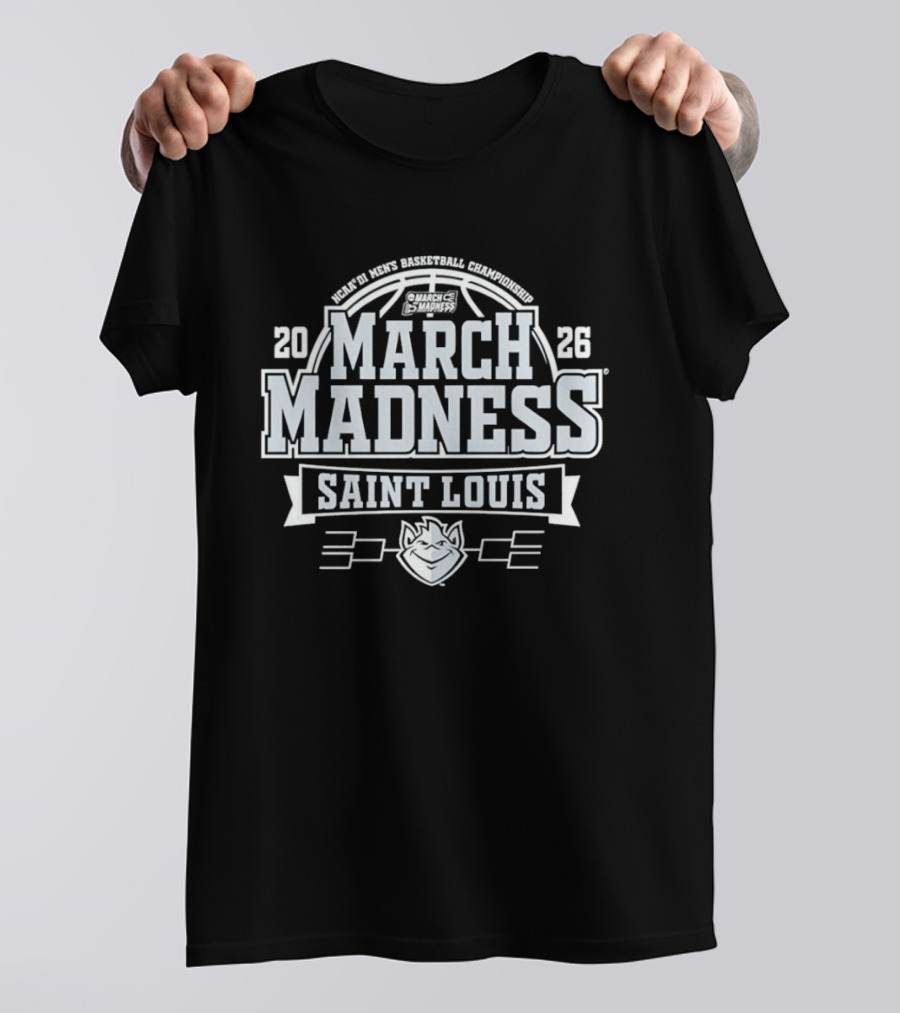 Saint Louis Billikens 2026 NCAA March Madness Basketball Tournament Bound T-Shirt