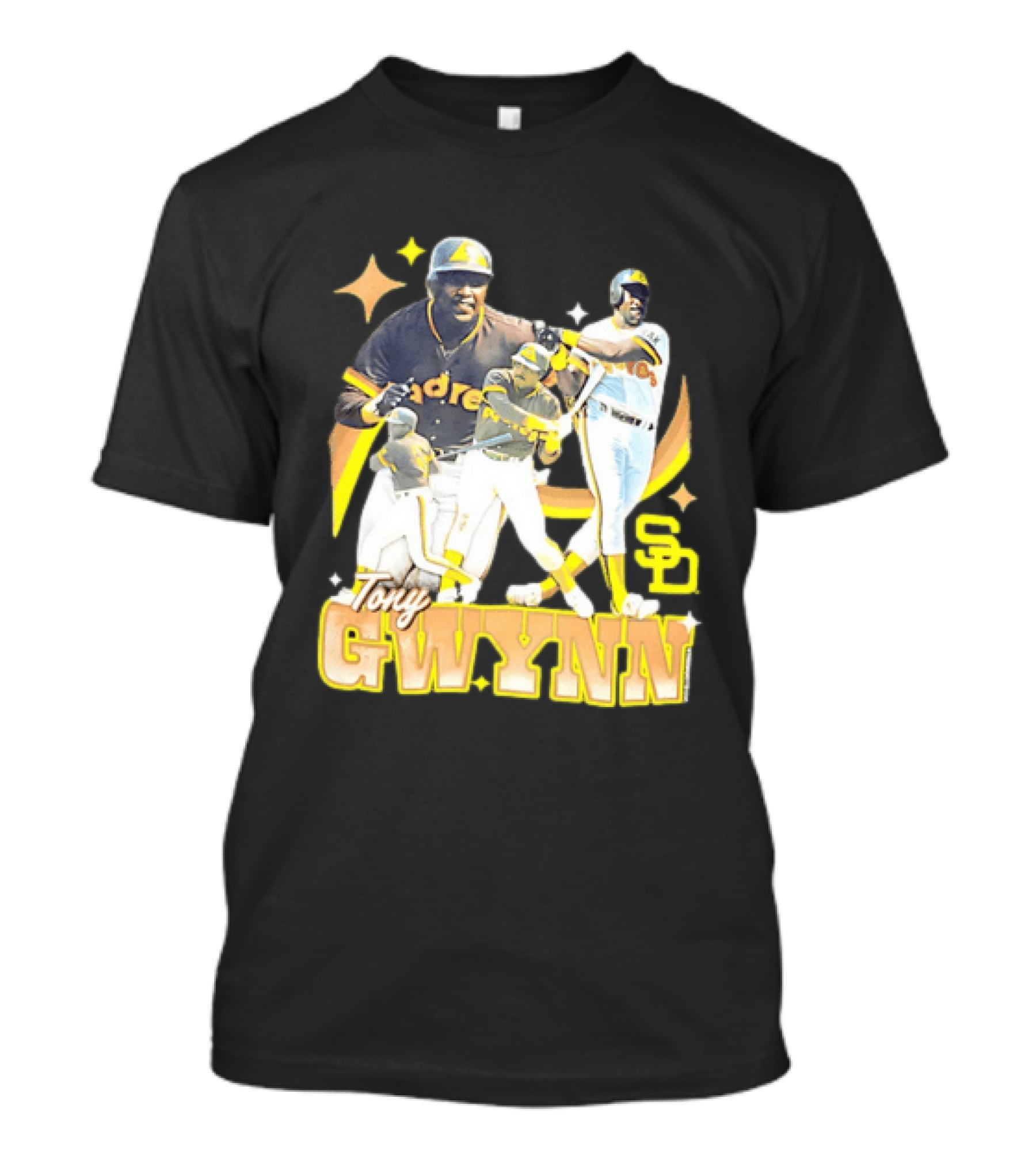 San Diego Padres Tony Gwynn Baseball Legend Collage T-Shirt