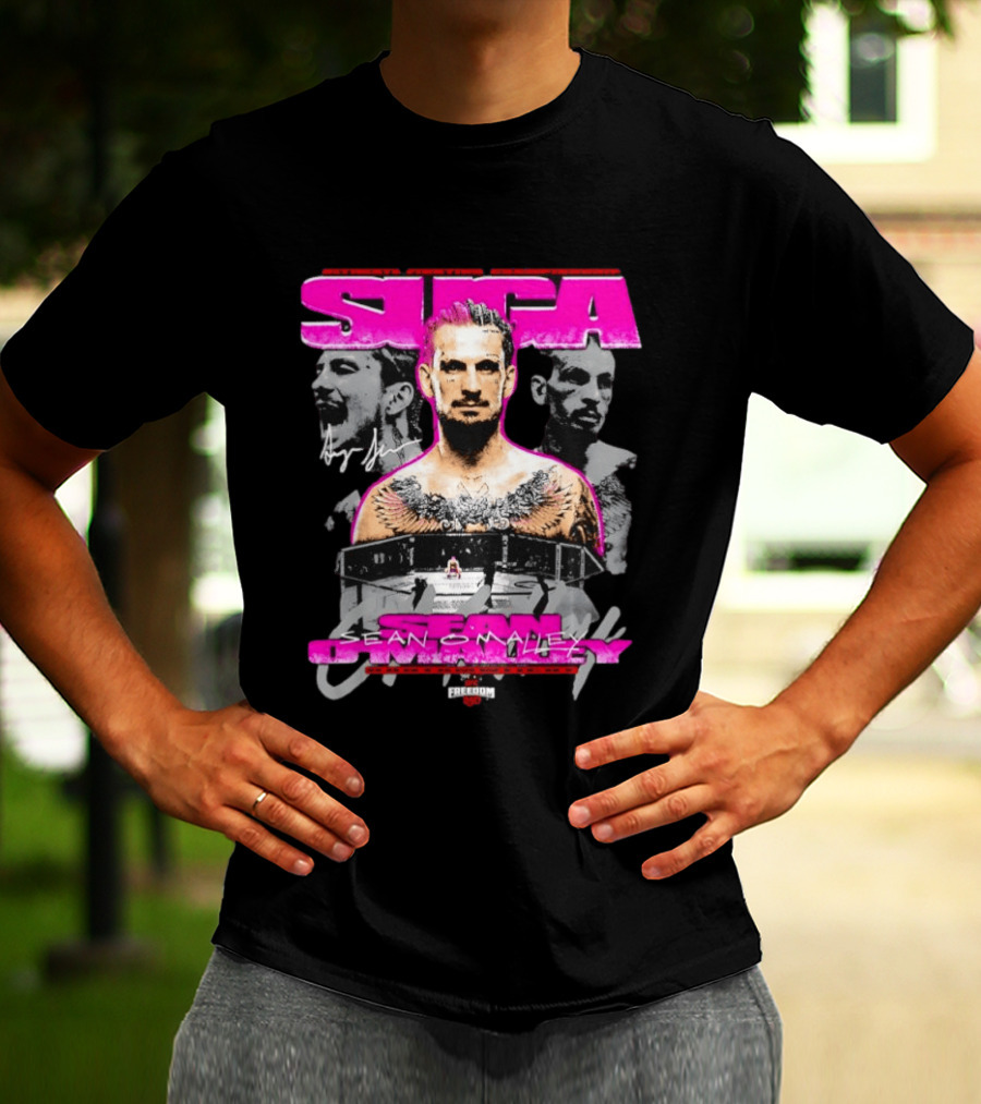 Sean O'Malley UFC Suga Freedom 250 T-Shirt
