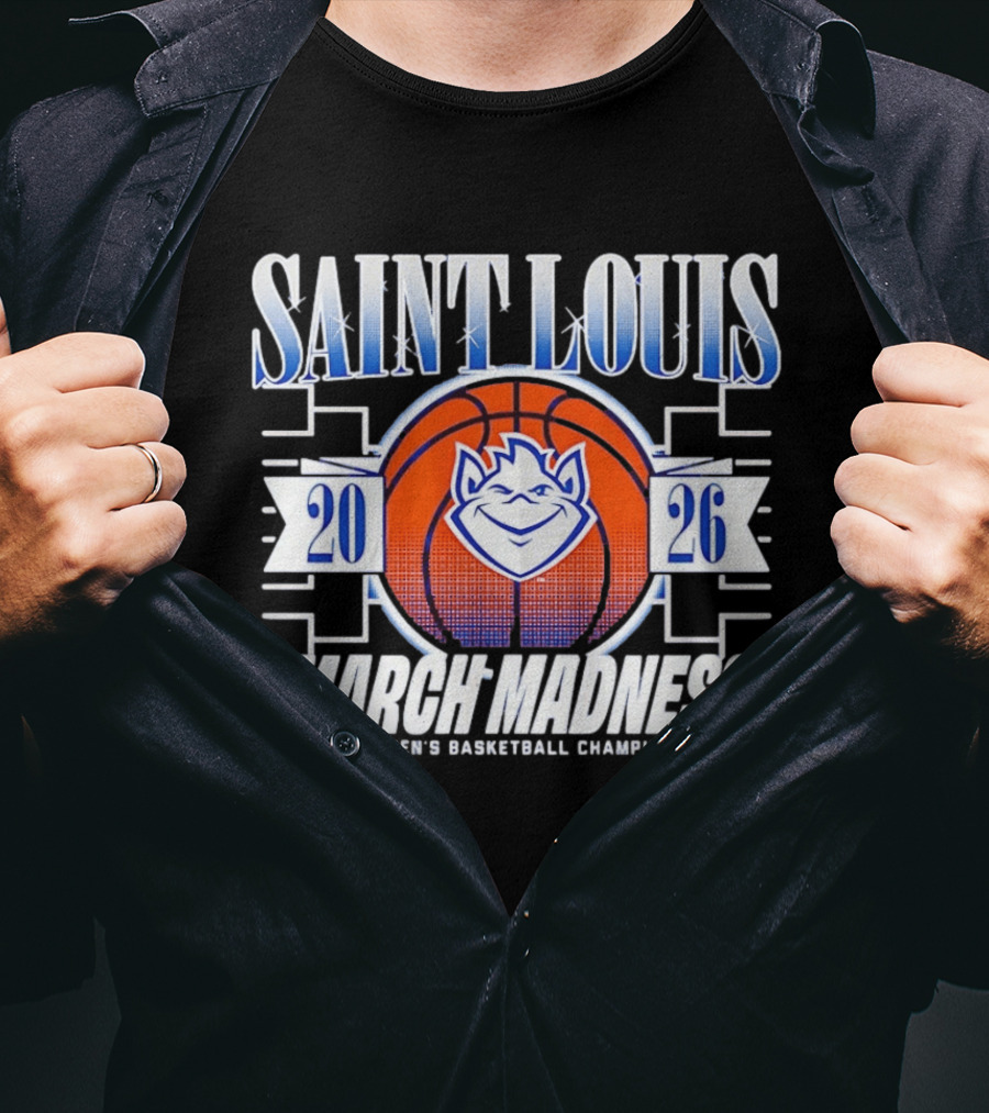 Saint Louis Billikens 2026 NCAA Men's Basketball Championship March Madness T-Shirt