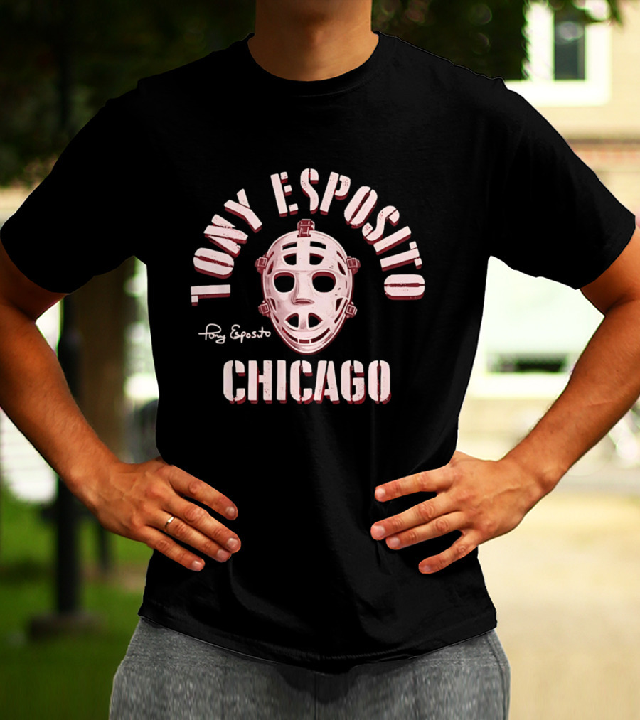 Tony Esposito Chicago Mask T-Shirt