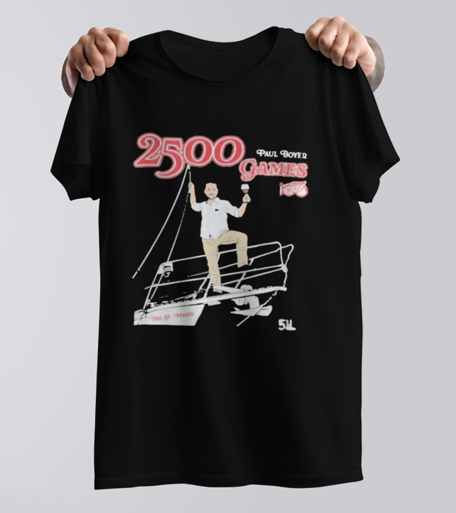 2500 Games Paul Boyer The St. Marie T-Shirt