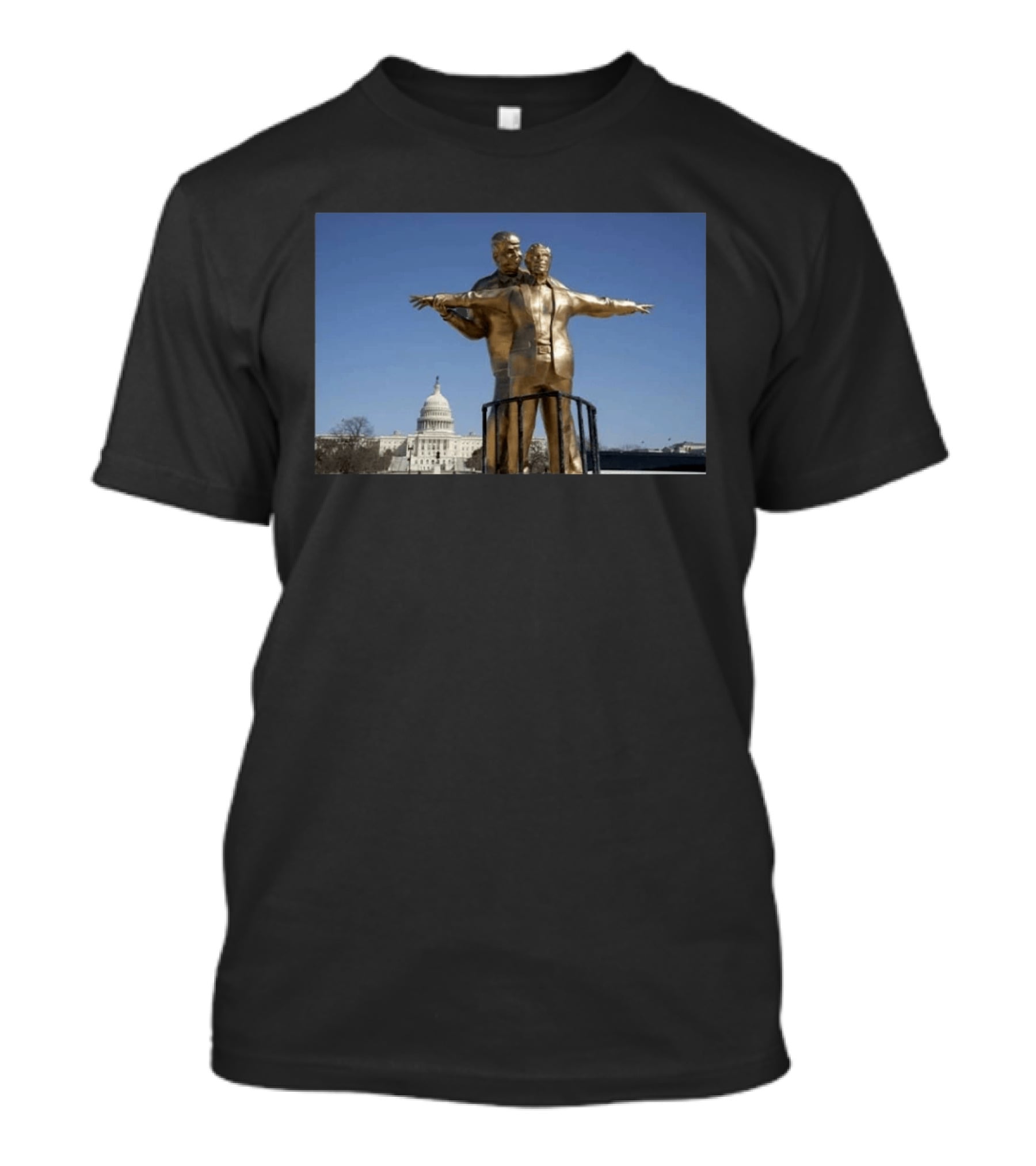 Top Trump Epstein Titanic Capitol Hill Statue T-Shirt
