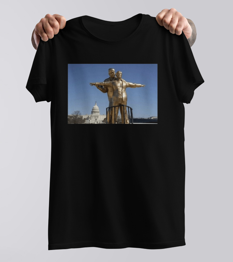 Top Trump Epstein Titanic Capitol Hill Statue T-Shirt
