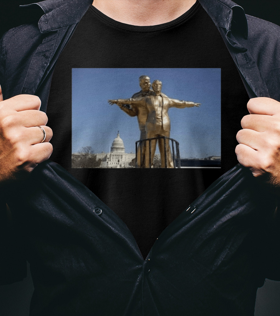 Top Trump Epstein Titanic Capitol Hill Statue T-Shirt