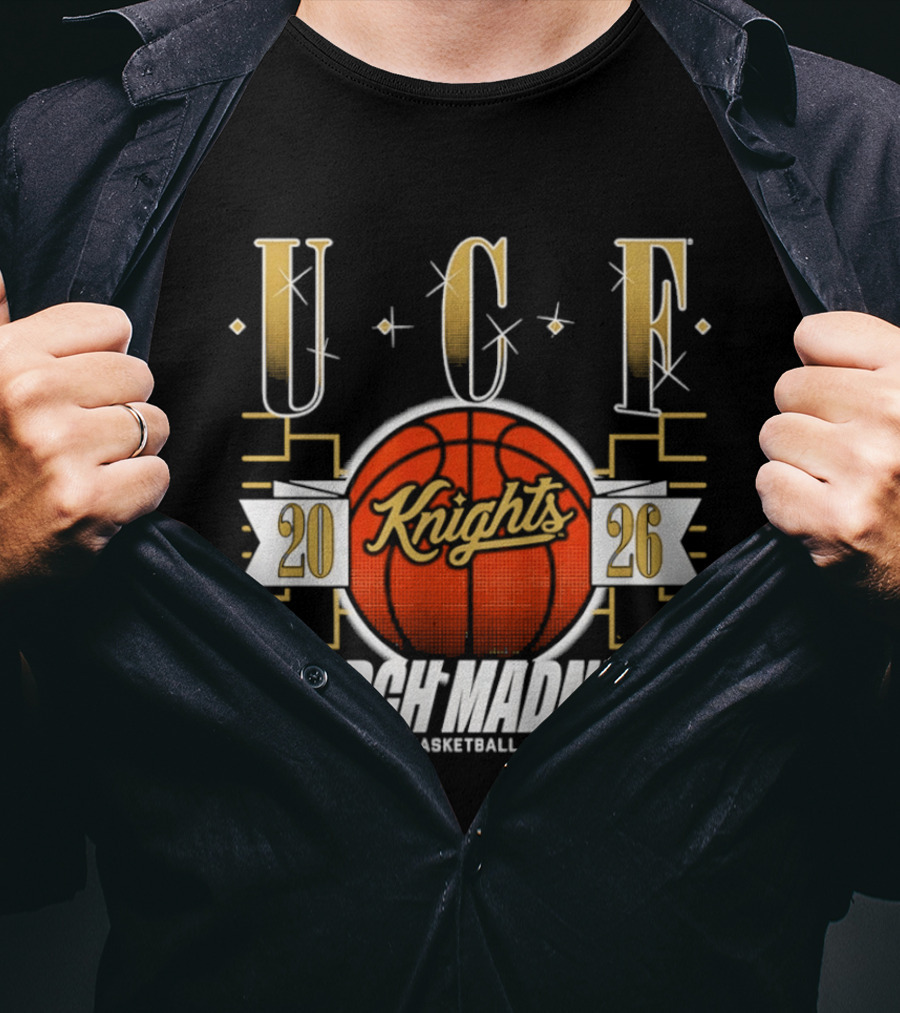 UCF Knights 2026 March Madness NCAA Men's Basketball Championship T-Shirt