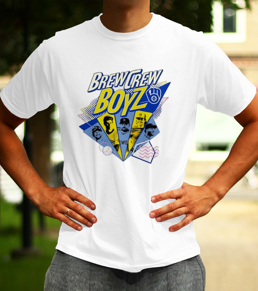 Brew Crew Boyz 2026 Brewers Night Baseball Icons Celebration T-Shirt