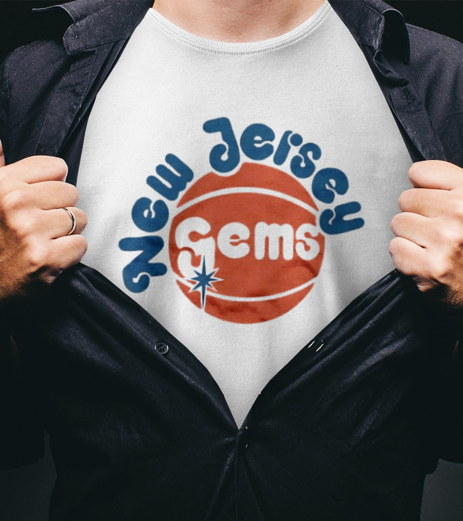 New Jersey Gems Basketball Vintage WPBL T-Shirt