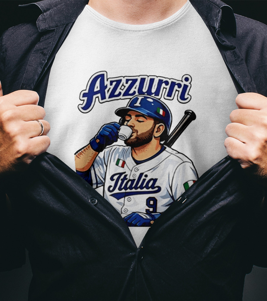 Italia Azzurri WBC Baseball Vinnie Pasquantino 2026 T-Shirt