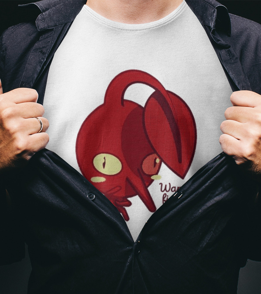 Red Pikmin Wanna Fight Video Game T-Shirt