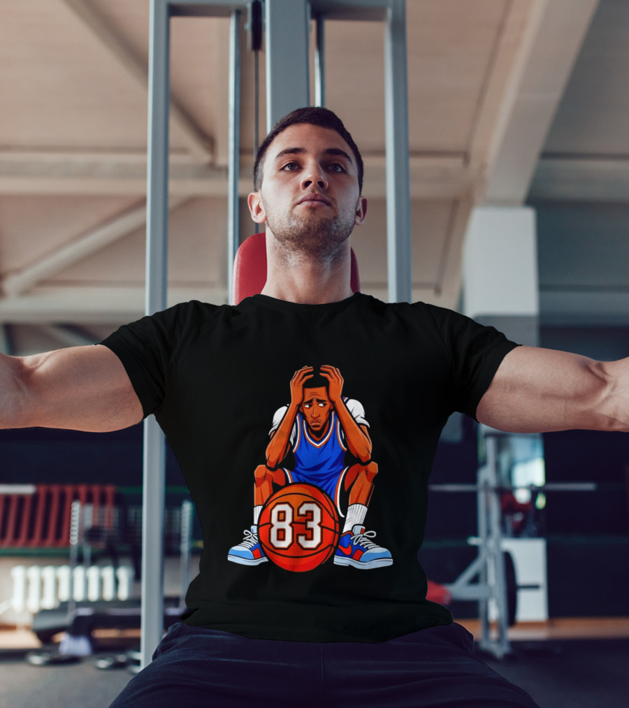 Bam Adebayo 83 Miami Heat Performance Caricature T-Shirt