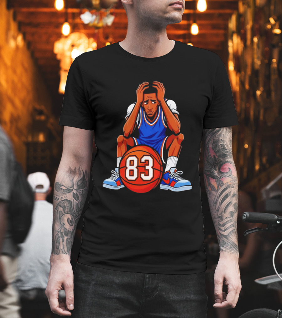 Bam Adebayo 83 Miami Heat Performance Caricature T-Shirt