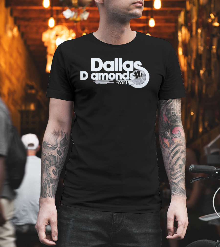 Dallas Diamonds Basketball Team WPBL 1978 T-Shirt