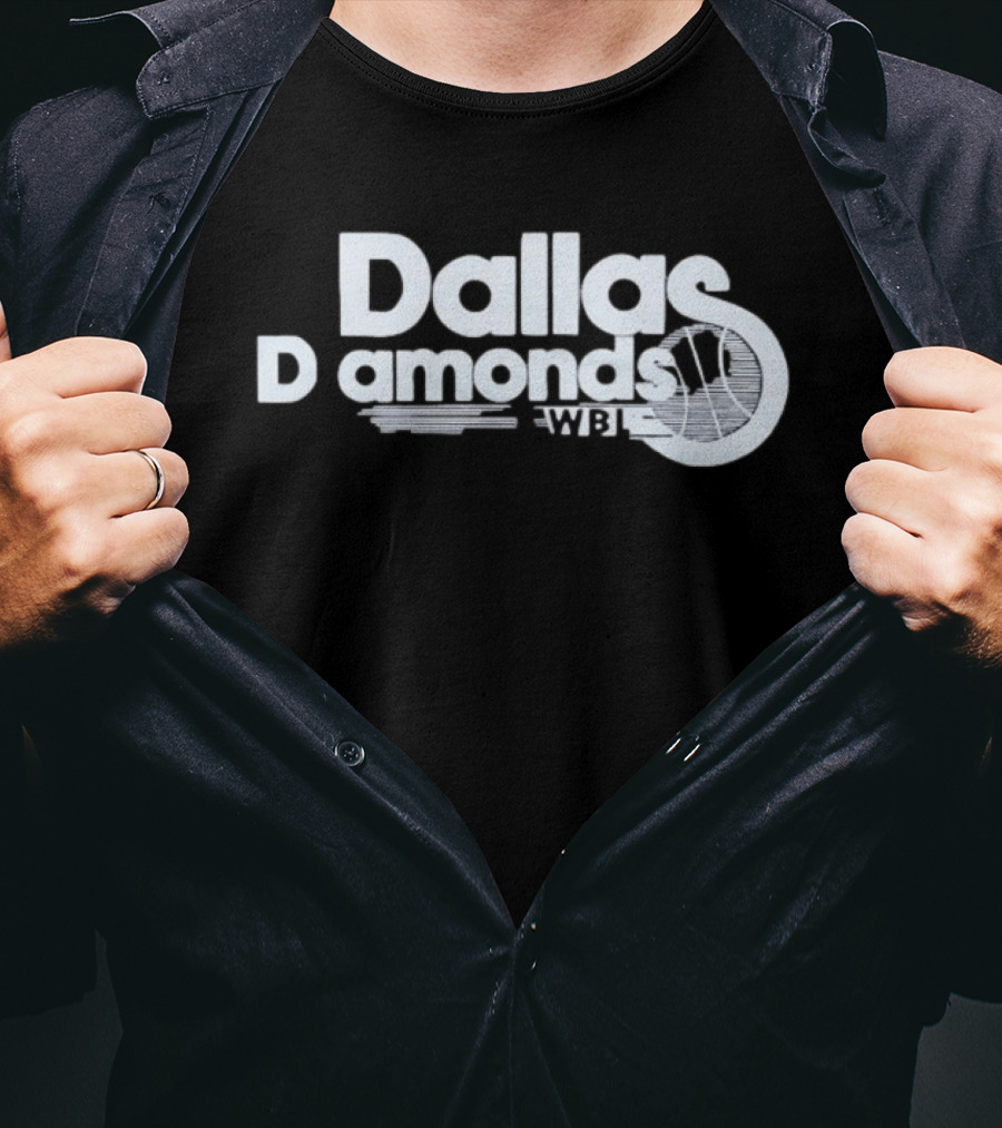 Dallas Diamonds Basketball Team WPBL 1978 T-Shirt