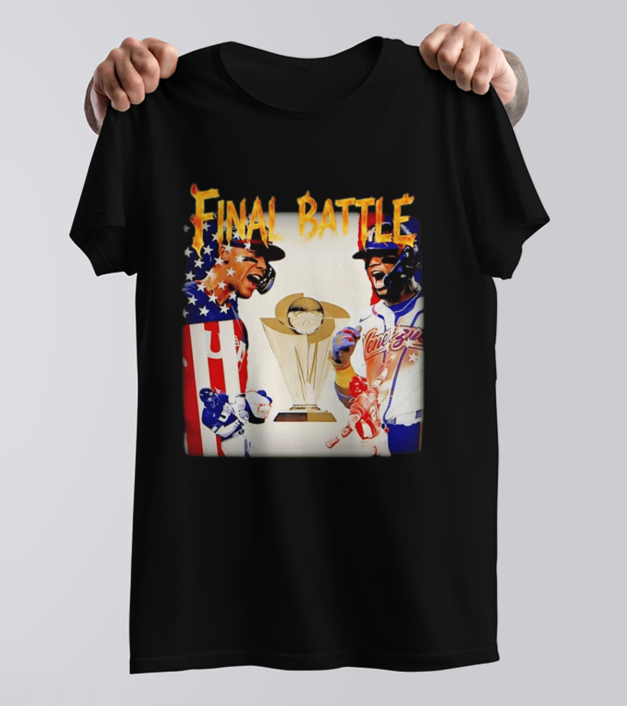 Final Battle USA Venezuela World Baseball Classic 2026 Championship Showdown T-Shirt