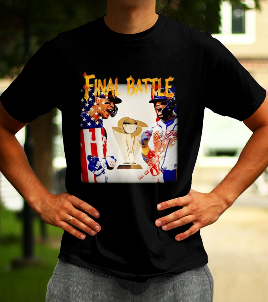 Final Battle USA Venezuela World Baseball Classic 2026 Championship Showdown T-Shirt