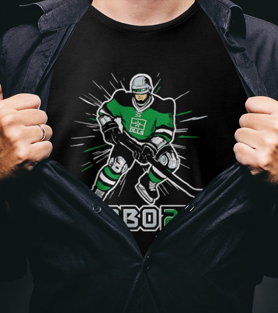 Robo 21 Dallas Stars DLLS Hockey Player T-Shirt