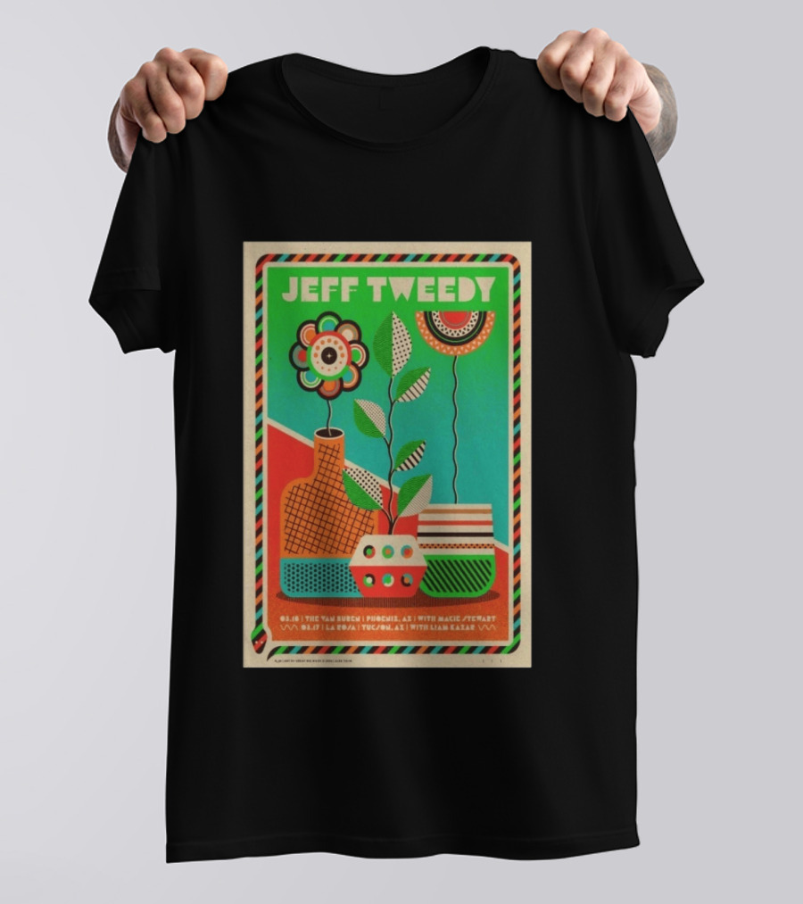 Jeff Tweedy La Rosa Tucson March 17 2026 With Liam Kazar T-Shirt