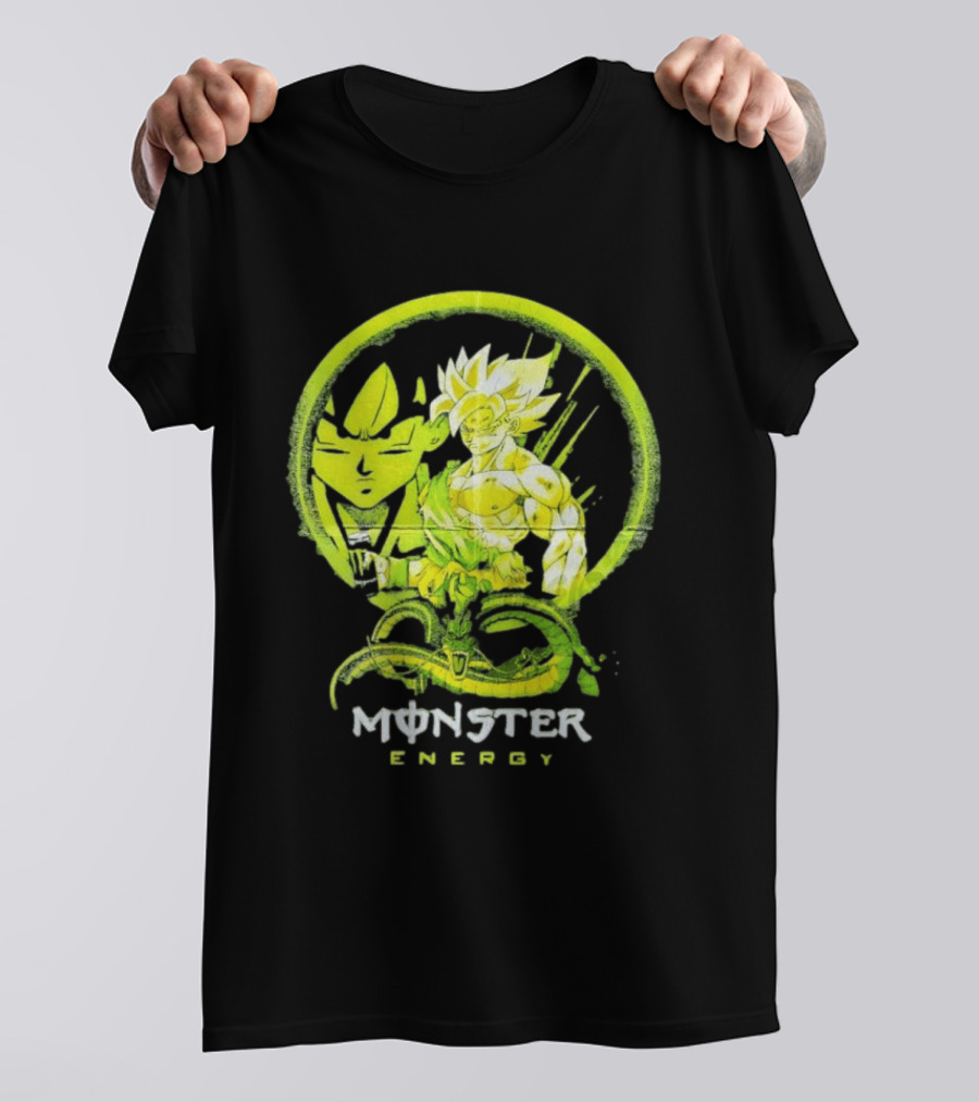 Songoku Dragon Ball Monster Energy Shenron Fusion T-Shirt