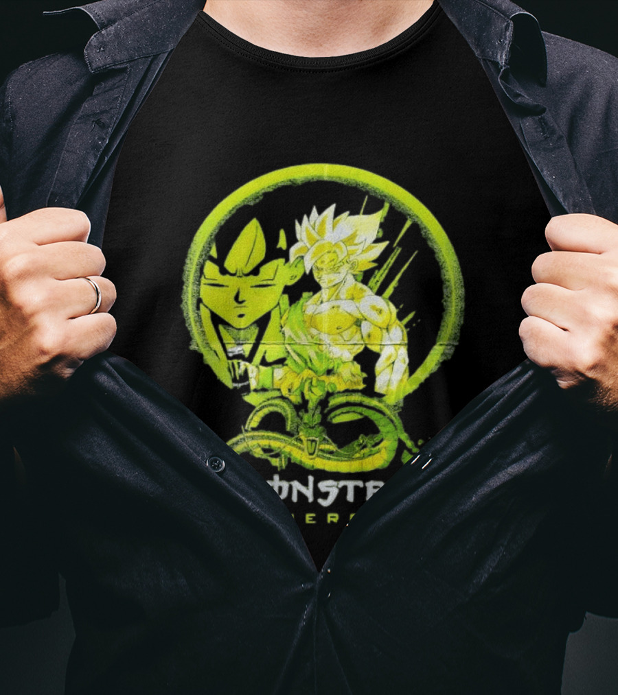 Songoku Dragon Ball Monster Energy Shenron Fusion T-Shirt