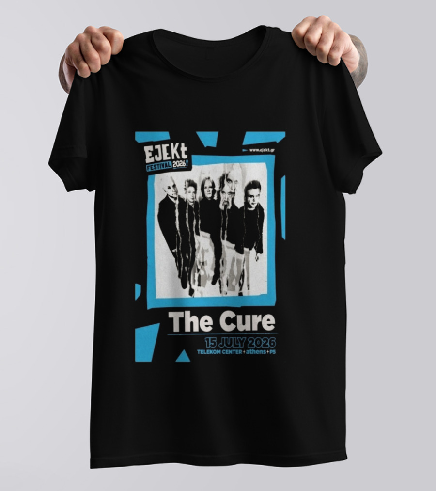 EJEKT Festival 2026 The Cure 15 July Telekom Center Athens T-Shirt