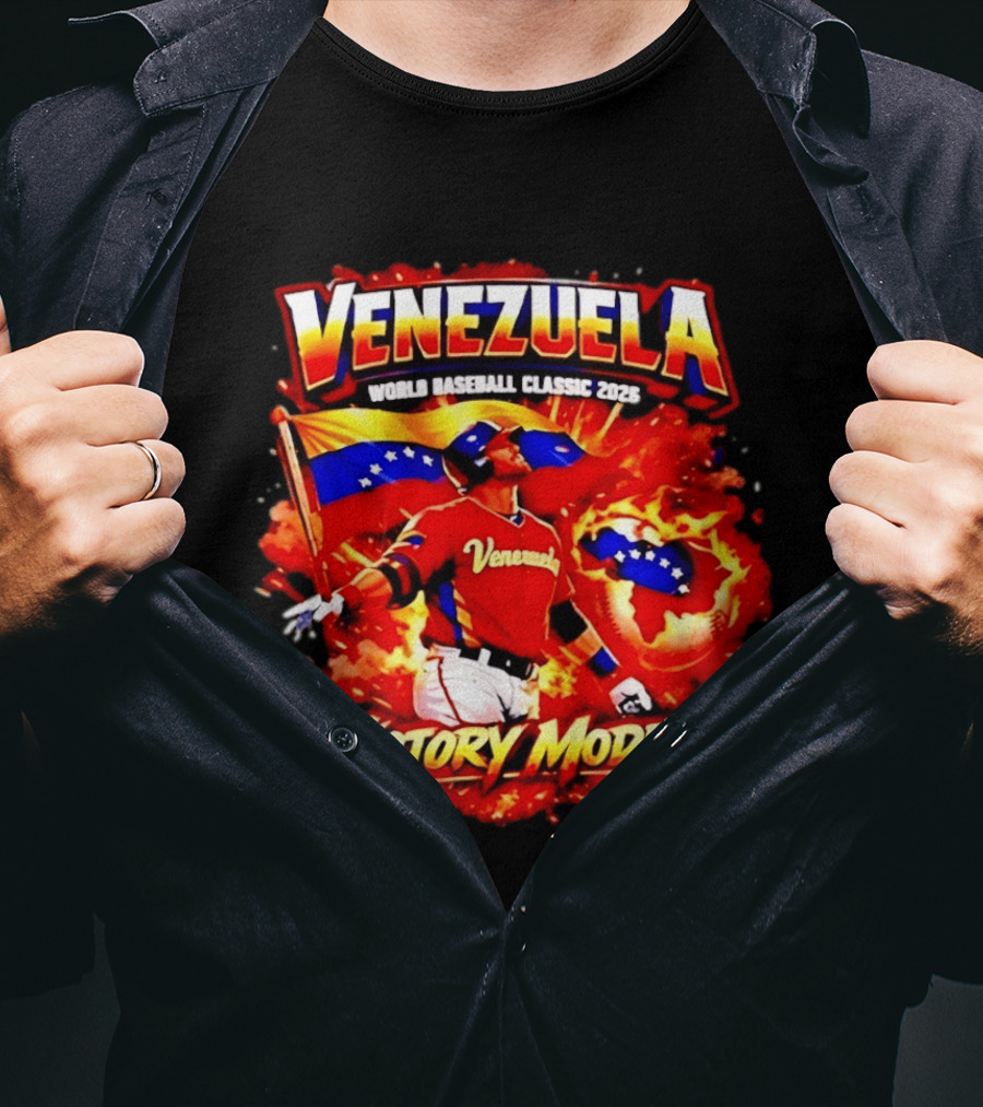 Venezuela World Baseball Classic 2026 Victory Mode T-Shirt