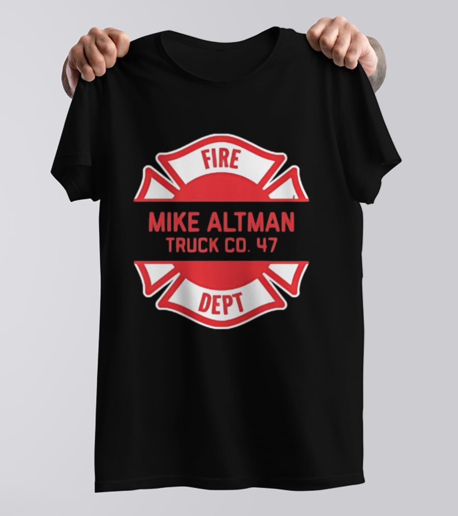 Chicago Fire Dept Mike Altman Truck Co 47 T-Shirt