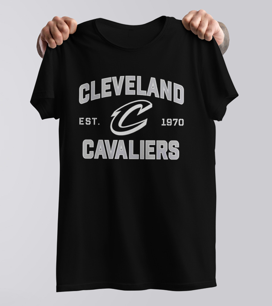 Cleveland Cavaliers Est 1970 Classic C Basketball Legacy T-Shirt