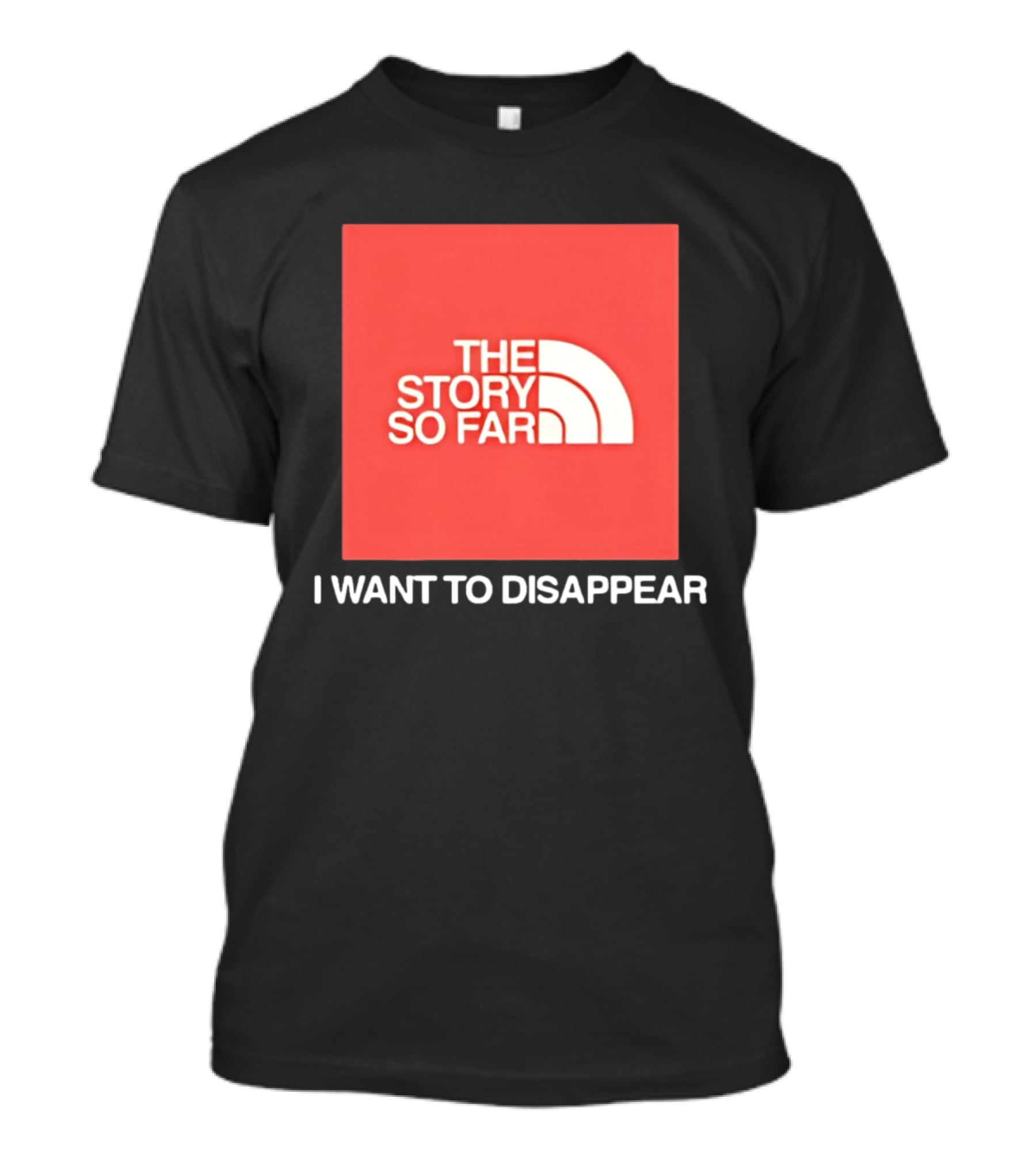 The Story So Far I Want To Disappear Red And White T-Shirt