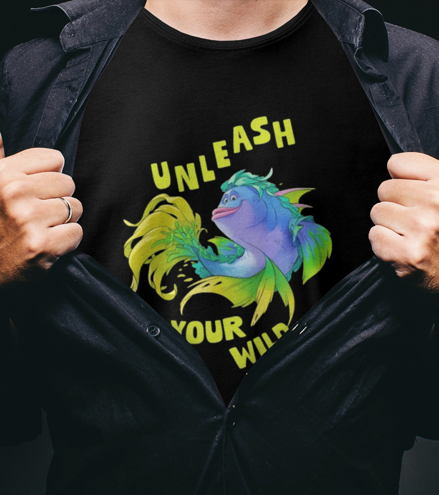 Unleash Your Wild Side Vibrant Fish Adventure T-Shirt