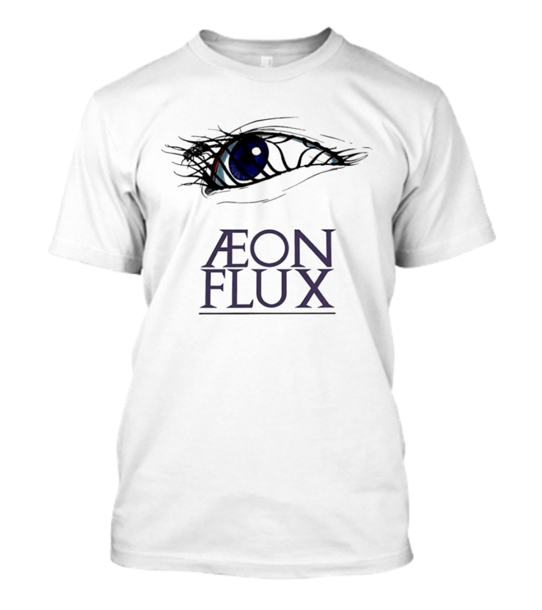 Aeon Flux Eye Key Bioworld Blue Eye T-Shirt