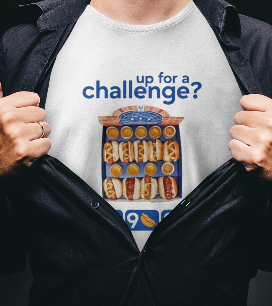 Mets Up For A Challenge 9 Beers 9 Dogs 9 Innings T-Shirt