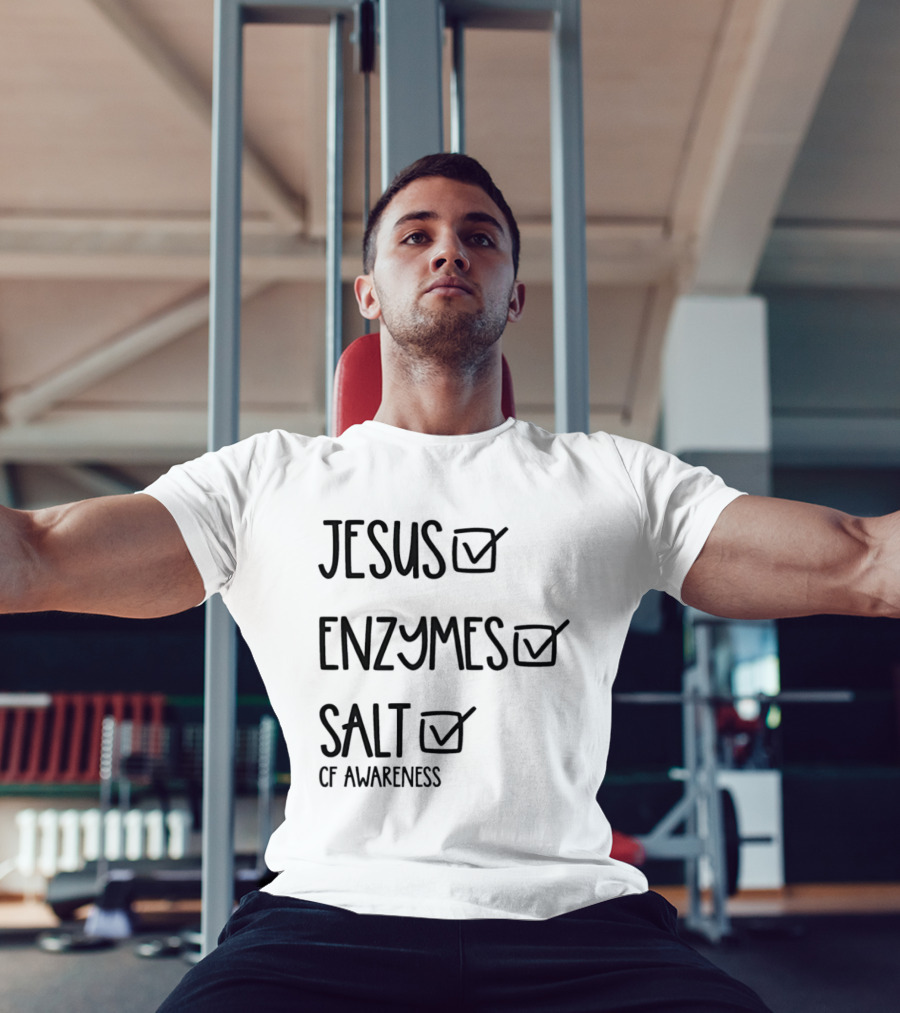Jesus Enzymes Salt Of Awareness Select All Checklist T-Shirt
