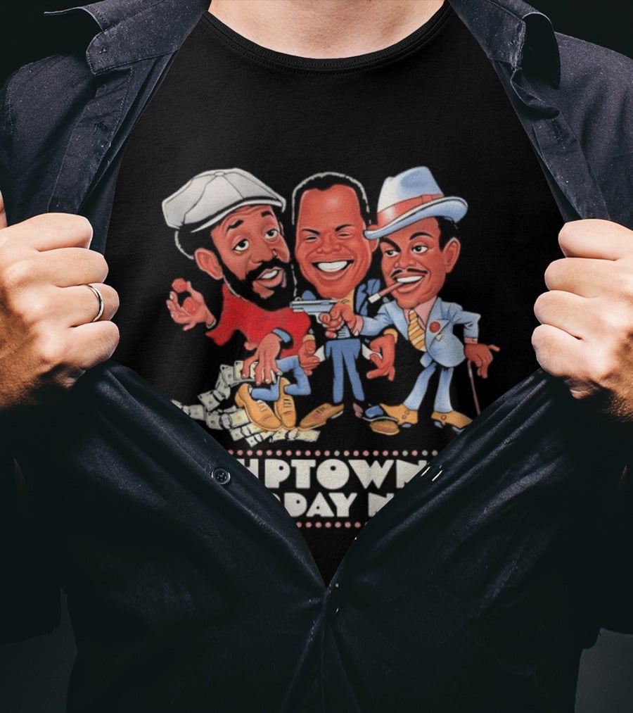 Uptown Saturday Night Caricature Preach Cochise Cooley High T-Shirt