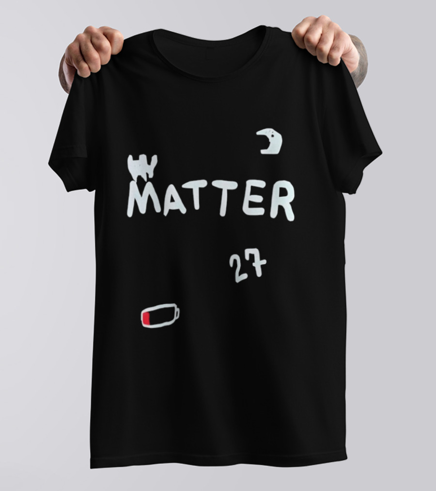 Matter Makers X Orm Kornnaphat Low Battery 27 Collaboration T-Shirt